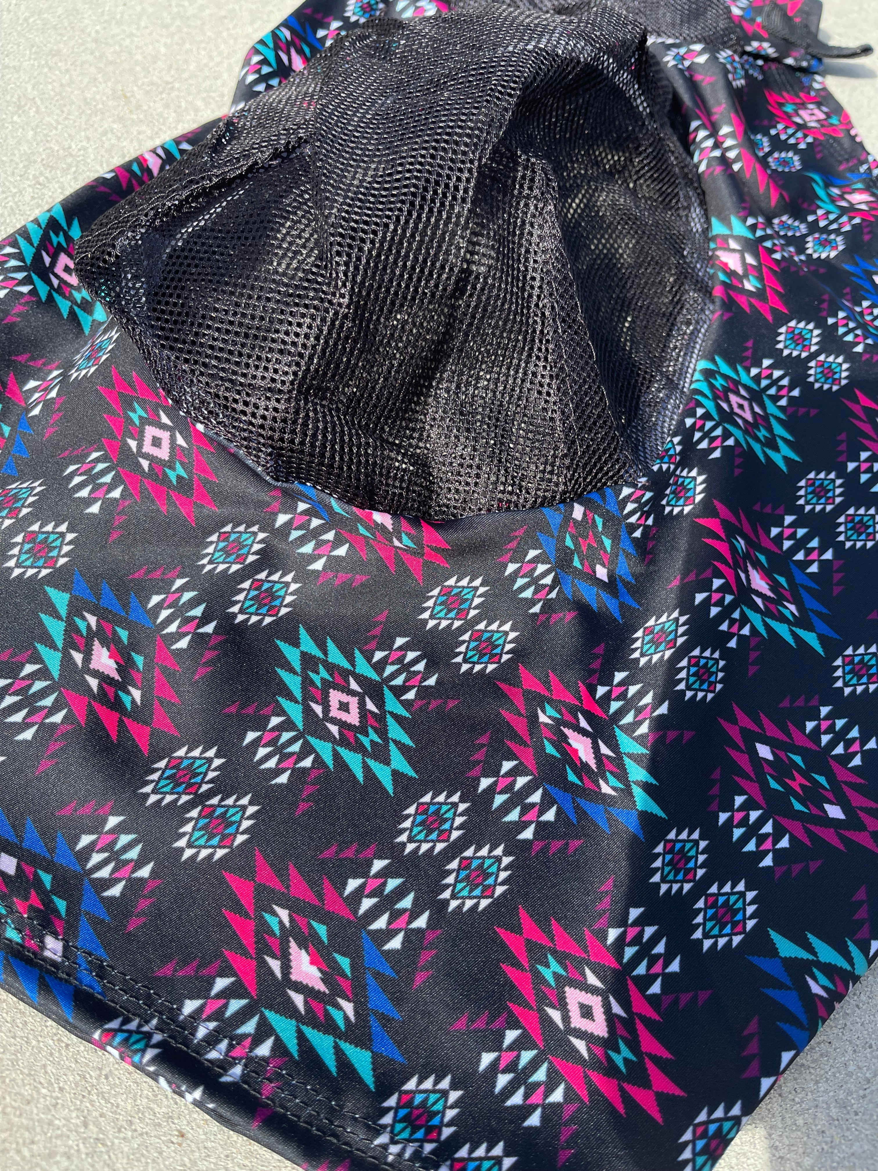 Boho Southwest Lycra Fly Mask