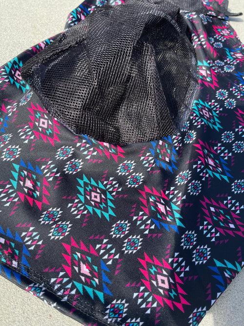 Boho Southwest Lycra Fly Mask