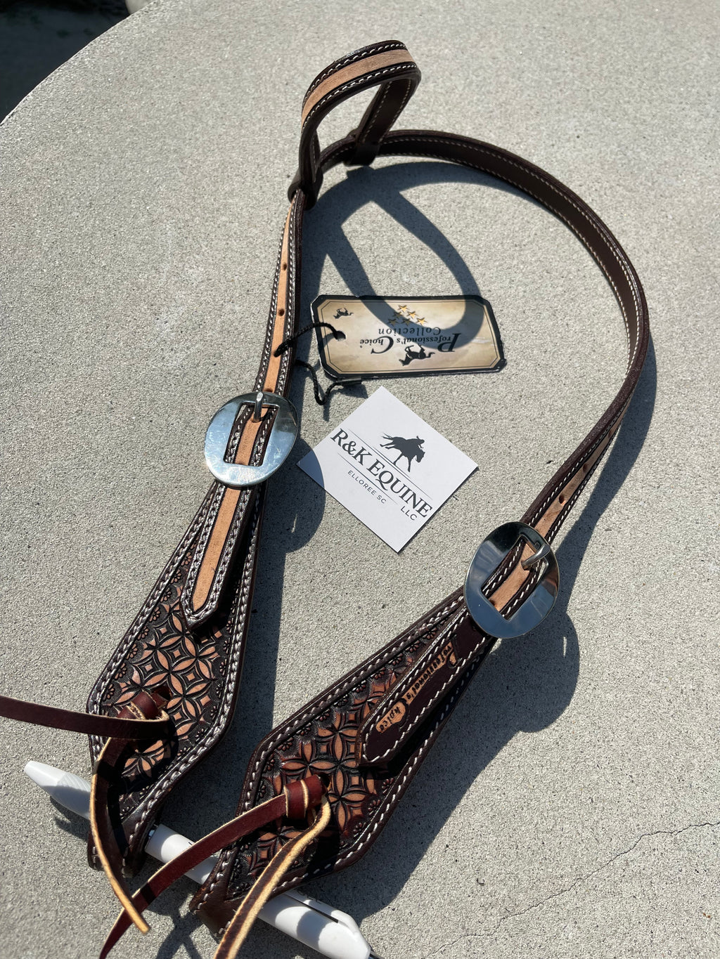Professionals Choice Chocolate Single Ear Headstall