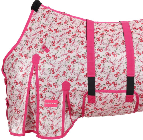 Cherry Coquette Mesh Fly Sheet with Detachable Neck Cover