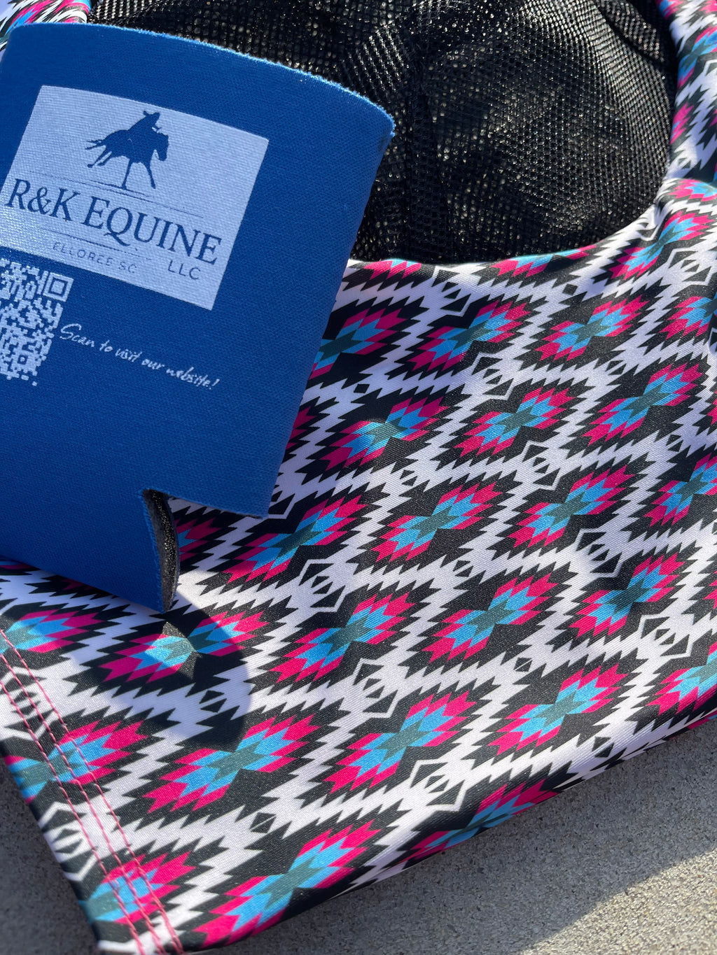 Neon Navajo Lycra Fly Mask