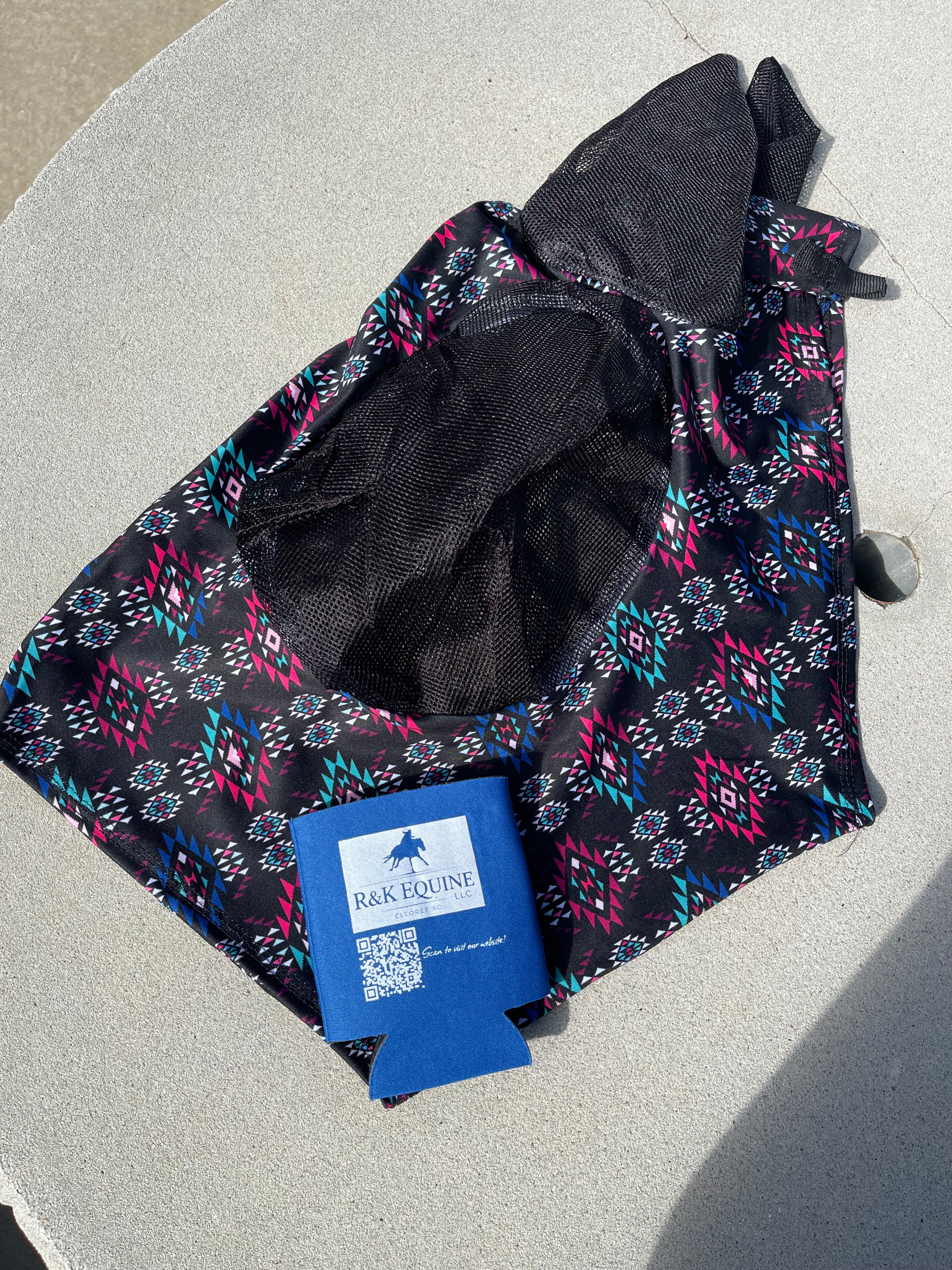 Boho Southwest Lycra Fly Mask