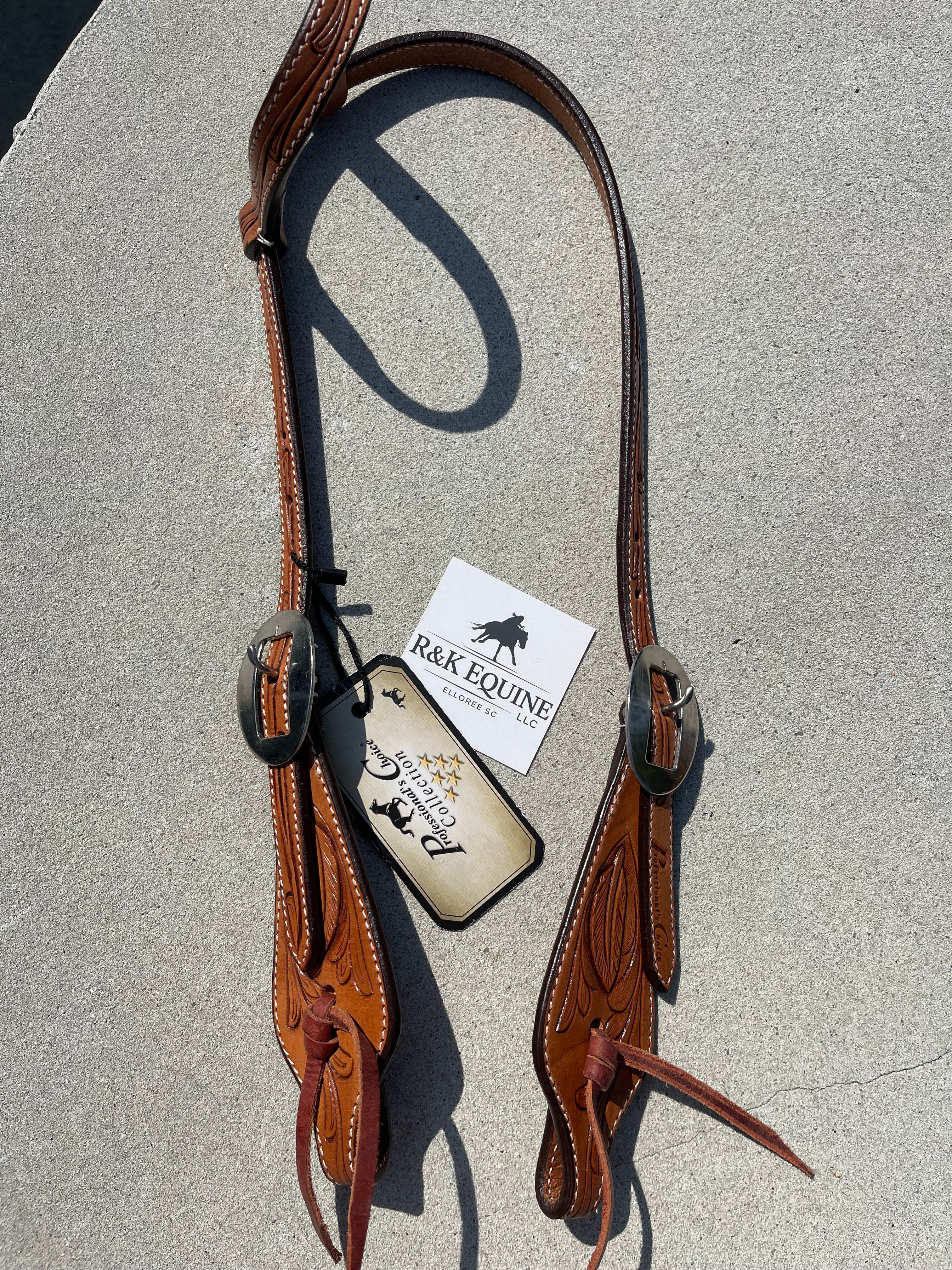 Professionals Choice Feather One Ear Headstall