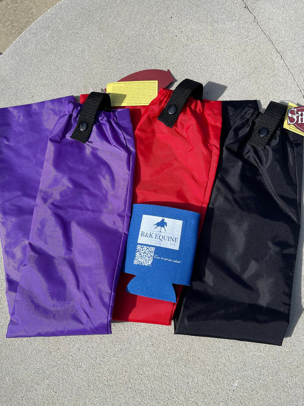 Nylon Tail Bag with Button Snap Closure