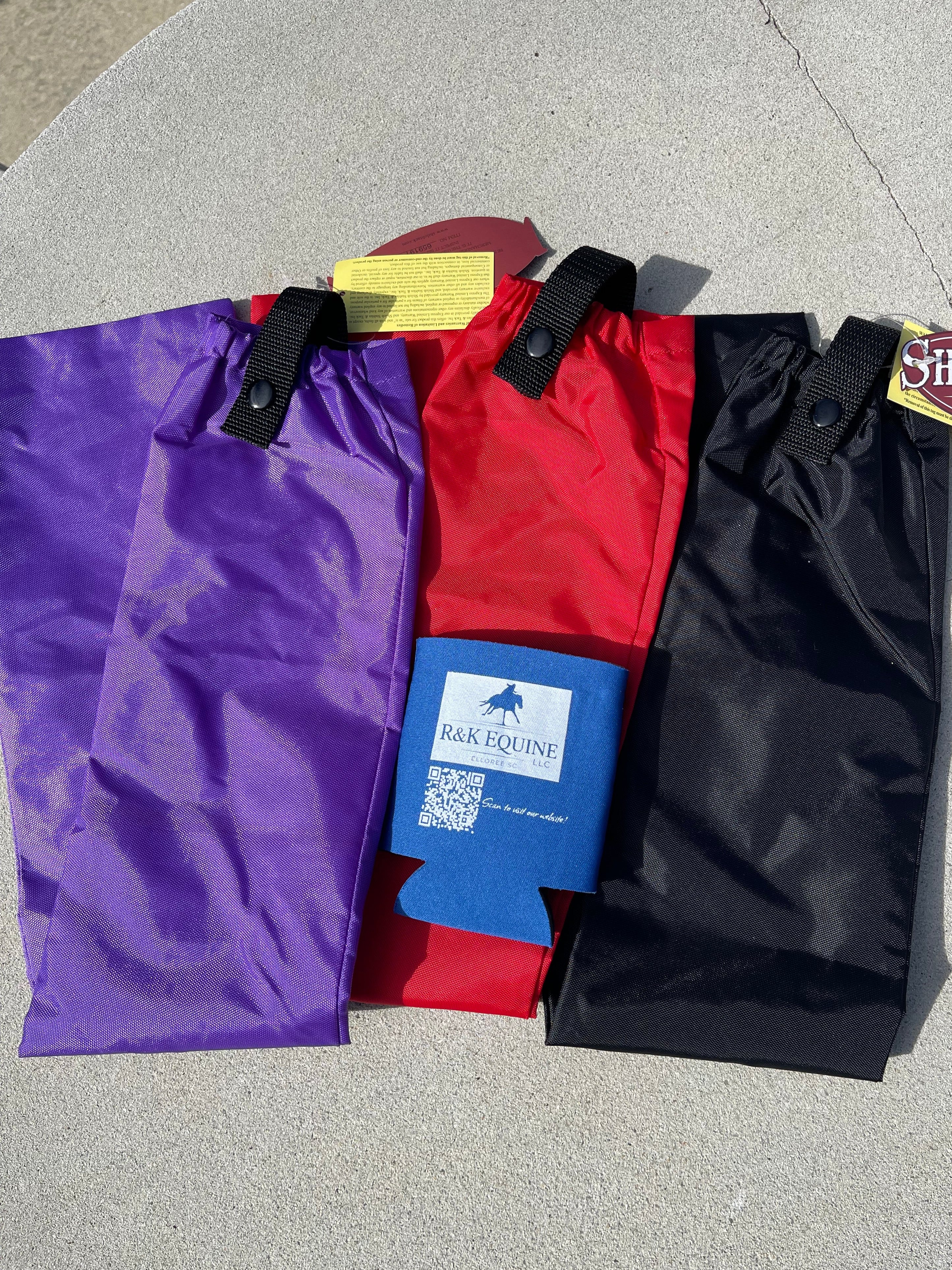 Nylon Tail Bag with Button Snap Closure