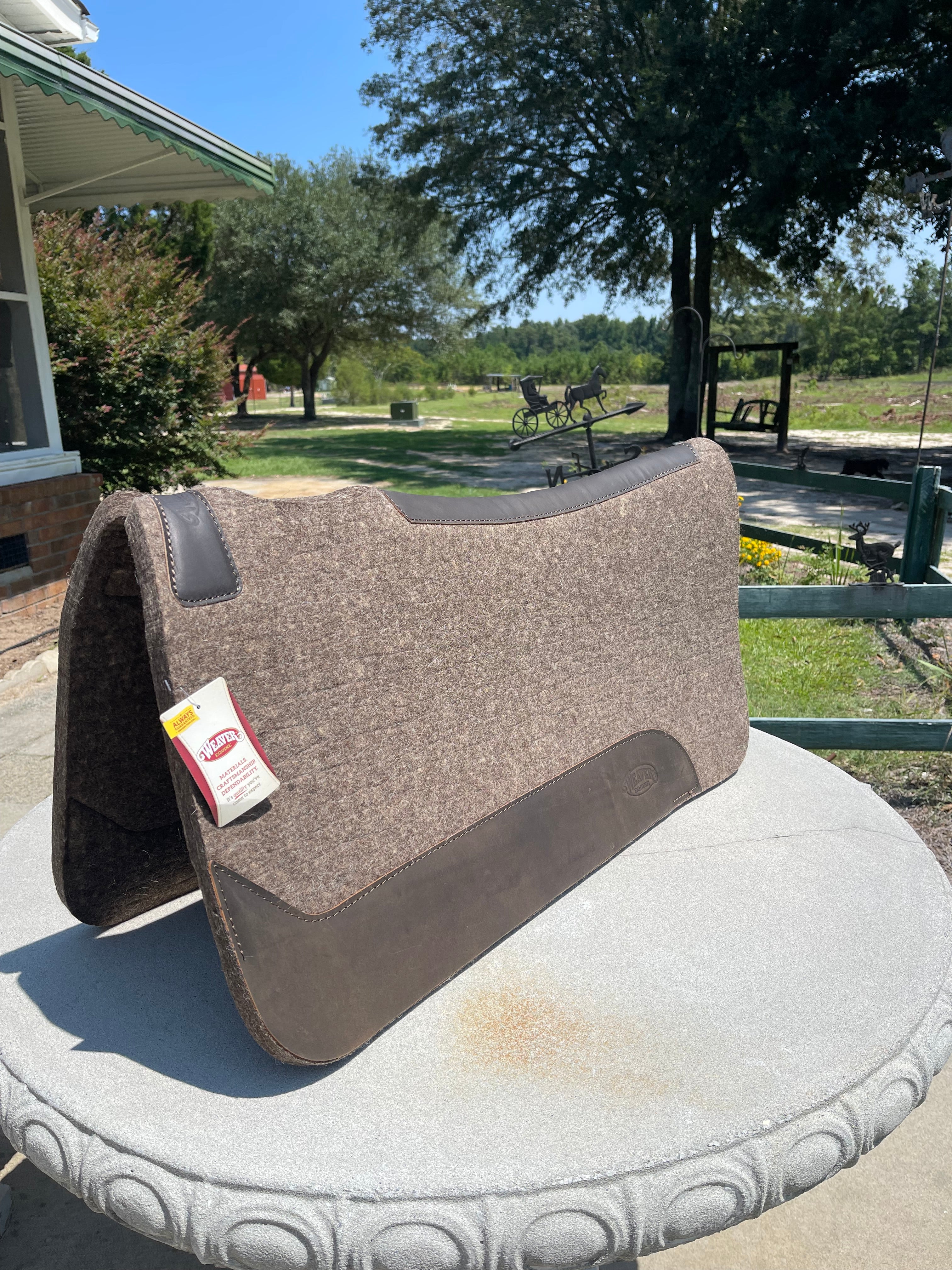 Weaver Wool Felt Blend Saddle Pad