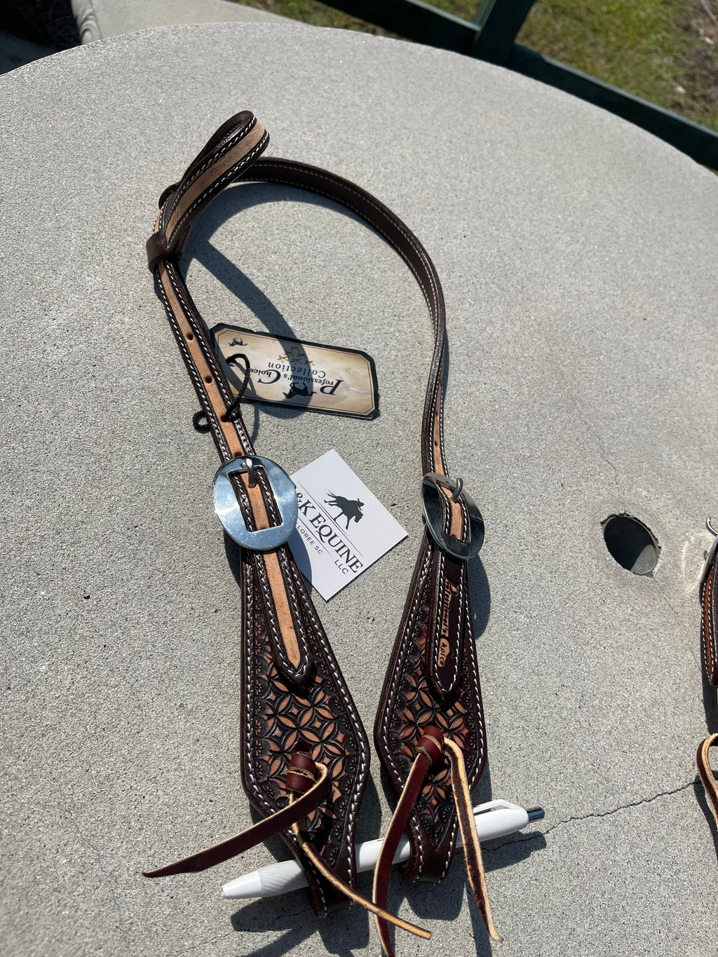 Professionals Choice Chocolate Single Ear Headstall