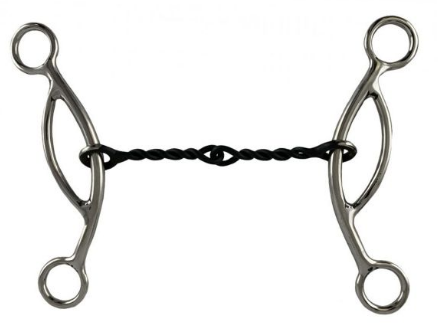 Broken Twisted Chain Mouth With Sliding Gag
