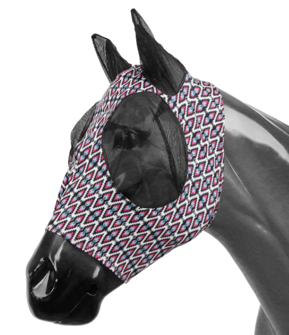 Neon Navajo Lycra Fly Mask