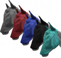 Long Nose Mesh Rip Resistant Fly Mask with Ears and Velcro Closure