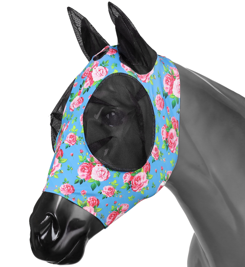 Rose Lycra Fly Mask
