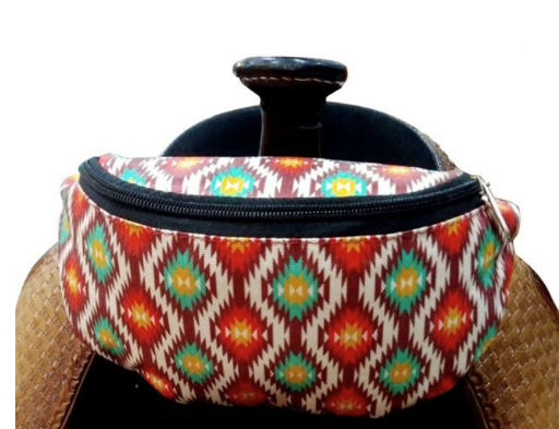 Aztec Saddle Pouch