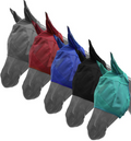 Mesh Rip Resistant Fly Mask with Ears and Velcro Closure