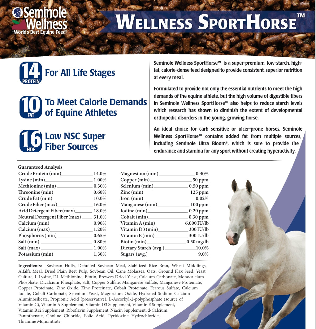 Seminole Wellness Sport Horse