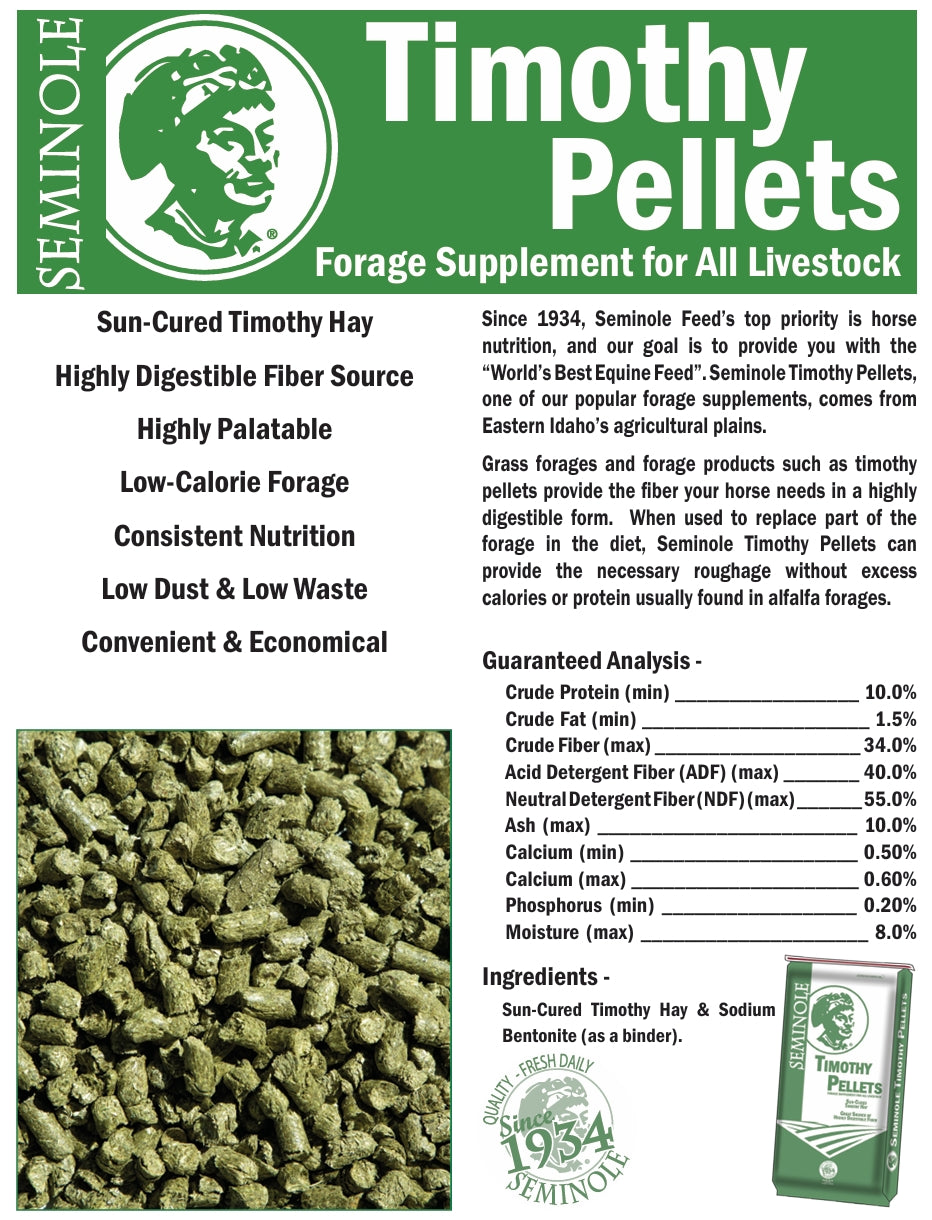 Seminole Timothy Pellets