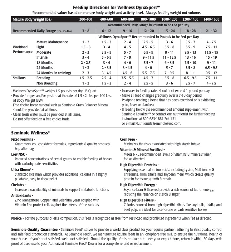 Seminole Wellness Dyna Sport