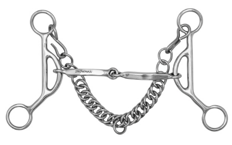 Smooth Single Jointed Gag Bit