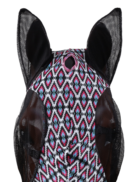 Neon Navajo Lycra Fly Mask