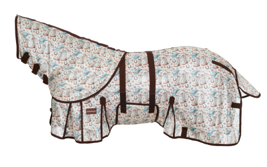Western Whimsy Mesh Fly Sheet with Detachable Neck Cover